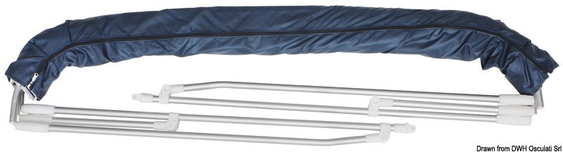 Купить 3-arc foldable bimini Ø 22 mm 210/220 cm navy blue, 46.908.34 7ft.ru в интернет магазине Семь Футов