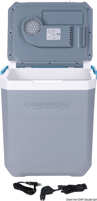 Купить Портативный холодильник с электронным управлением Powerbox Plus 12В/230В 28 л 410 x 310 x 470 мм, Osculati 50.171.32 7ft.ru в интернет магазине Семь Футов