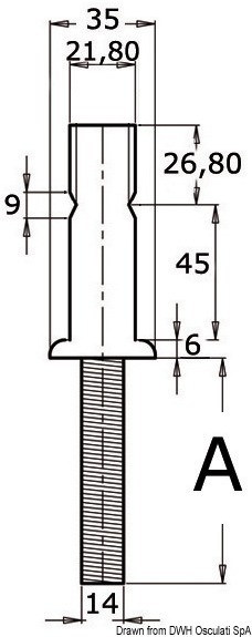 Купить Stanchion base AISI316 25 x 1.5 mm, 41.173.25 7ft.ru в интернет магазине Семь Футов