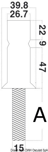 Купить Stanchion base AISI316 30 x 2 mm, 41.173.30 7ft.ru в интернет магазине Семь Футов