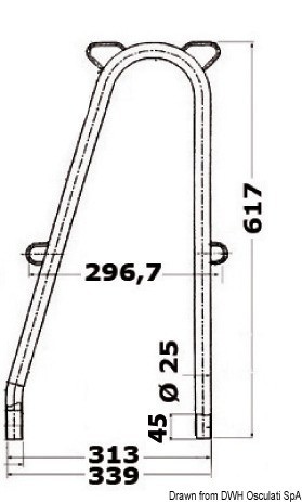 Купить Double stanchion without stud, 41.176.00 7ft.ru в интернет магазине Семь Футов