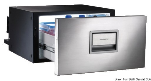 Купить Компрессорный выдвижной холодильник Dometic CoolMatic CD 30 30 л серебристая дверца, Osculati 50.913.30 7ft.ru в интернет магазине Семь Футов