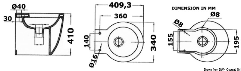 Купить WC Vacuum Slim manuale 24 V 50.215.06 7ft.ru в интернет магазине Семь Футов