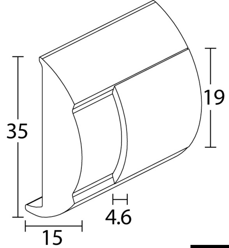 Купить Base Pvc Grigia per profilo 20 svasato, 44.481.43 7ft.ru в интернет магазине Семь Футов
