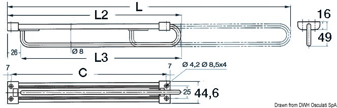 Купить SS slide + plastic terminal 38.315.40 7ft.ru в интернет магазине Семь Футов