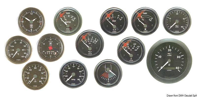 Купить Rev.counter 0-3000rpm+h 12/24V 27.470.05 7ft.ru в интернет магазине Семь Футов