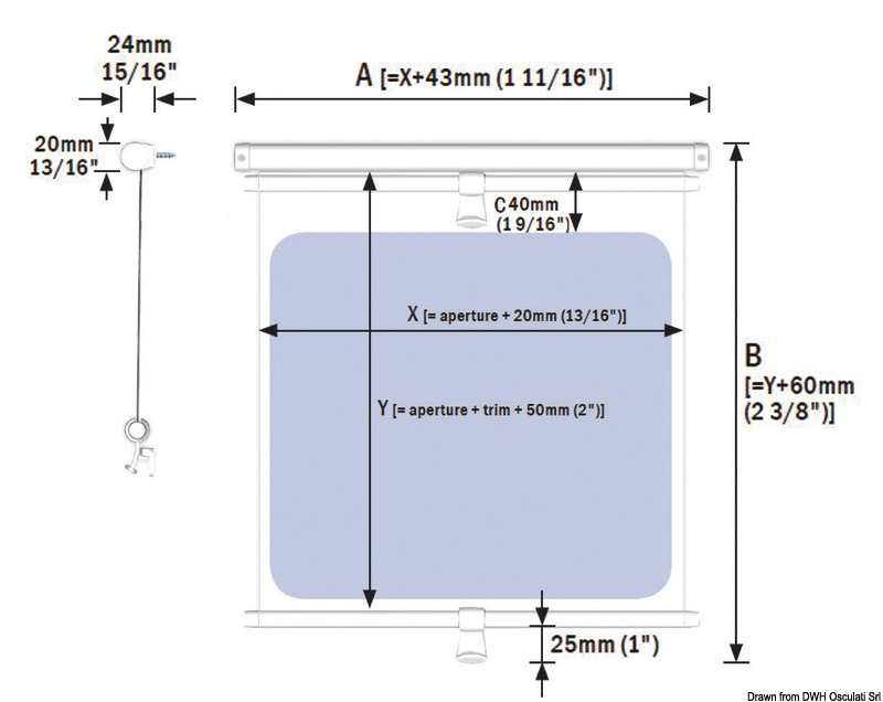 Купить Portshade 380x280 silver 19.850.23 7ft.ru в интернет магазине Семь Футов