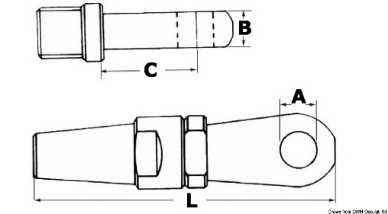 Купить Terminal S.S wire 12mm eye 05.660.12 7ft.ru в интернет магазине Семь Футов