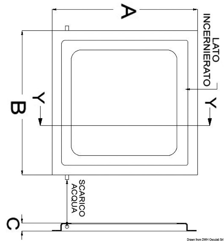 Купить Flange for Flush Hatch 60 19.441.60 7ft.ru в интернет магазине Семь Футов