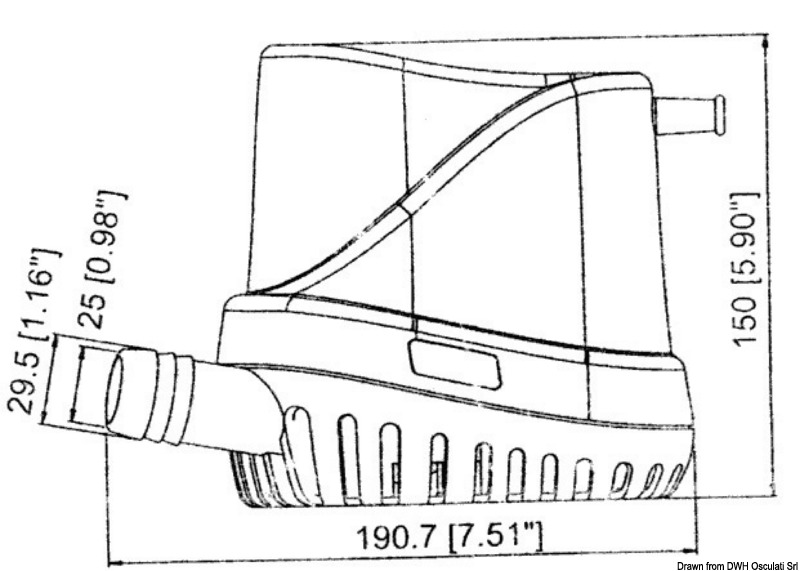 Купить TMC bilge pump 1500Gph 24V 16.822.24 7ft.ru в интернет магазине Семь Футов