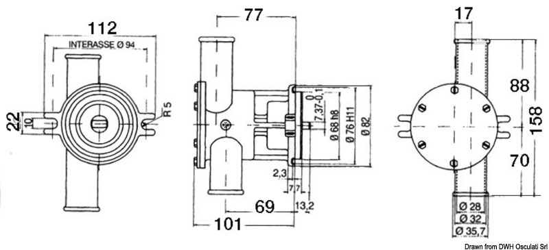 Купить Nauco pump ST 161 16.161.00 7ft.ru в интернет магазине Семь Футов