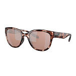 Costa 06S9051-90510553 Зеркальные поляризованные солнцезащитные очки Salina Coral Tortoise Copper Silver Mirror 580P/CAT2