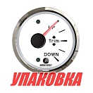 Трим-указатель Yamaha с 2001 г., белый циферблат, нержавеющий ободок, д. 52 мм, Marine Rocket (упаковка из 10 шт.) TMA0012WSMR_pkg_10