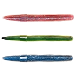 Live target SWRM127SK1025 Мягкий приманка Stick Worm Slow Sinking 127 mm Black / Blue