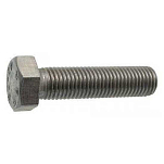 Euromarine 700333-UNIT A4 DIN 933 6x20 mm Винт с шестигранной головкой Silver