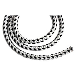 Plastimo 70470 Плетёная леска 14 m  White / Black 16 mm