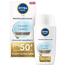 Купить Nivea 1017-72255 Солнцезащитный крем для лица Sun Daily Fluid SPF50 Medium Tone 40ml 20x10x10 7ft.ru в интернет магазине Семь Футов