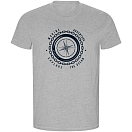 Купить Kruskis CA66900358C063 Футболка с коротким рукавом Compass ECO Серый Heather Grey L 7ft.ru в интернет магазине Семь Футов