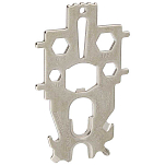 Davis instruments 166-382 Snap Tool Multi Key Серебристый Grey