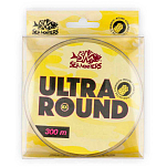 Sea monsters SMRU30014 Ultra Round 300 M Плетеная леска Желтый Yellow 0.140 mm 