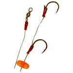 Wizard 79339-902 связанный крючок Monster Surface Livebait Double Braid Catfish Round Black / Green 7/0-9/0