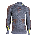 UYN U100053-B616-XXL Базовый слой с длинным рукавом Ambityon Серый Black Melange / Orange / Yellow 2XL