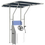 Oceansouth OCEMA0801 T-Top Малый тент Серебристый 1.2 x 1.7 m 