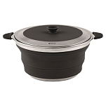 Outwell 650631 Collaps Горшок с крышкой 4,5 л Черный Midnight Black