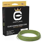 Cortland 476165-UNIT Уровень европейской нимфы 27 m Нахлыстовая Леска Gecko Green 0.220 mm
