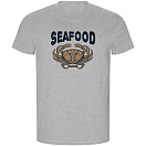 Купить Kruskis CA66900258C066 Футболка с коротким рукавом Seafood Crab ECO Серый Heather Grey M 7ft.ru в интернет магазине Семь Футов