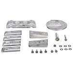 Seachoice 50-95121 Mercury Verado 6 Цилиндр Алюминий Анод Комплект Серебристый Grey