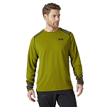 Helly hansen 49389_461-L Базовый слой с длинным рукавом Lifa Active Crew Зеленый Olive Green L