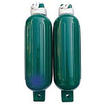 Trac outdoors 50-79257 Twineye Комплект швартовых кранцев Зеленый Green 5.5 x 20´´ 