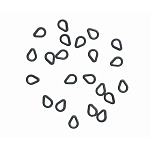 Mivardi M-ACRETDR-UNIT Tear Drop Кольца Черный  Silver