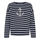 Купить Sea ranch 24-6-127-4008-xs Футболка с длинным рукавом Nessie Print SR Navy / Pearl 30x25x2 7ft.ru в интернет магазине Семь Футов