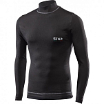 Sixs U0TS4PXSNEFI Базовый слой с длинным рукавом TS4 Plus Черный Black Carbon XS