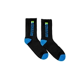 Preston innovations P0200554 Длинные носки Logo Черный Black / Blue EU 44-48