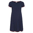 Купить Sea ranch 23-6-199-4000-xxl Платье с короткими рукавами Dot Sr Navy 30x25x2 2XL 7ft.ru в интернет магазине Семь Футов