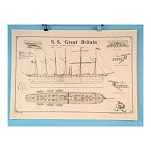 Постер "S.S. Great Britian" Nauticalia 18747 630x450мм в рулоне