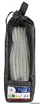 Сплесненный швартовочный трос Mooring line Ø14ммx9м 2000кг из чёрного полиэфира с коушем из нержавеющей стали, Osculati 06.443.92