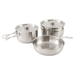 Outwell 651187 Inox Super M Пан Набор Серебристый