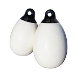 Dan fender m50400 Круглый буй-кранец White 31x22x9 170 x 310 mm