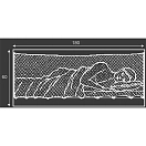 Купить Euromarine 007128 Сетка безопасности против перекатывания White 27x14x8 60 x 180 cm 7ft.ru в интернет магазине Семь Футов