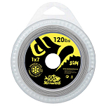 Sea monsters SMCA1760 1 X 7 10 M Стальная Линия Серый Silver 60 Lbs 