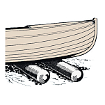 Валик Roll Boats Ø220x1250мм 200кг 15-60°C для спуска судна на воду из ПВХ, Osculati 47.934.00