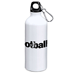 Kruskis MD4049S101S290 Word Football 800ml Алюминиевая бутылка Бесцветный White
