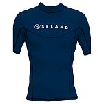 Seland ACMLY-AZM-S Elastan Футболка с коротким рукавом UV Голубой Navy Blue S