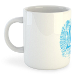 Kruskis 42611S198 Sailor Fingerprint Кружка 325ml Белая White 325 ml (11 oz) 