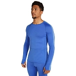 Icebreaker 0A56HA02DXL Базовый слой с длинным рукавом ZoneKnit 200 Голубой Brilliant / Baja / Cb XL
