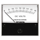 Купить Blue sea systems 300315 Вольтметр постоянного тока 8-16V White / Black 70 mm 7ft.ru в интернет магазине Семь Футов